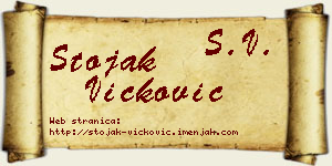 Stojak Vicković vizit kartica